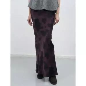 매장정품 제너럴아이디어 GENERALIDEA 패턴 바이어스 롱 스커트 PURPLE WBE3L13509 WBE3L13509PU 143740