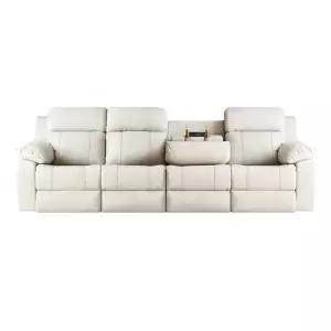 소파 리클라이너 4인용 소가죽 (WFHJMFH)