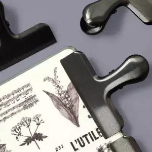 소품 무광 메탈 집게 블랙 사진집게 폴라로이드사진걸이