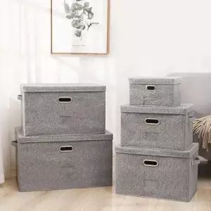 고급 정리함 리빙박스 패브릭정리함 02덮개분리1호