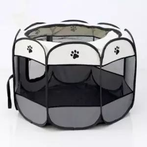 ( )강아지 코너 방수 텐트 차콜그레이 대형 1P 원터치