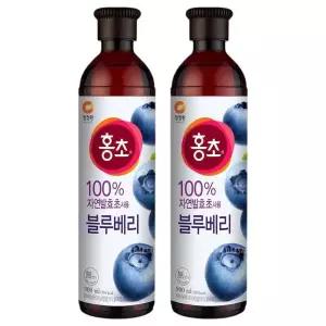 대상 청정원 홍초 블루베리 900ML x 2개