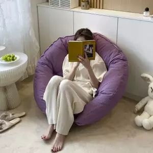 1인용 푹신 빈백 퍼플 (WFHJLVH)