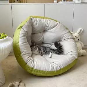 그린베이지 1인용 푹신 빈백 (WFHJLTD)