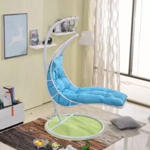 1인용 화이트 넝쿨 행잉체어 롱베드 (WFHJL7F)