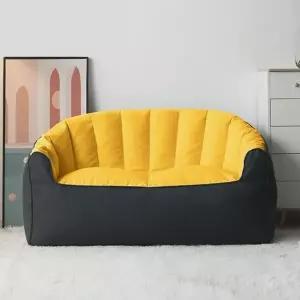 그레이 소파 2인용 빈백 옐로우 (WFHJM31)