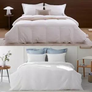 [롯데백화점]소프라움 헝가리산 구스다운 이불솜+ 모네 홑겹이불커버 Q