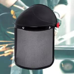 안전작업 철망 안전보호면 철망렌즈 헬멧부착형 헤드밴드 페이스쉴드