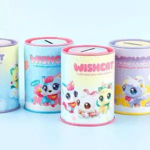 랜덤 미니미 위시캣 저금통 팬시 준비물 캐릭터문구