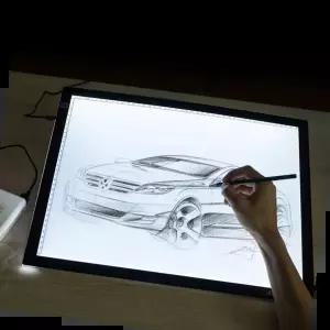 LED그림판 웹툰드로잉 패드 연필 드로잉보드 LED라이트