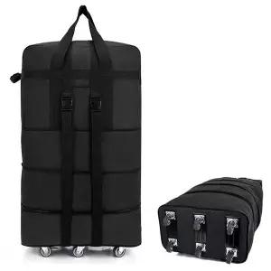32형 초대형 이민가방+벨트세트 블랙 (WFHJLFP)