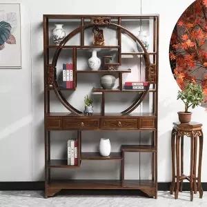 중식 느릅나무 장식장 120cm (WFHJK26)