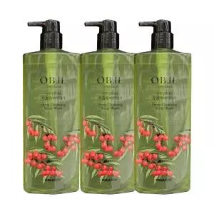 오가니스트 오브제 무환자 바디워시 700ml 3개