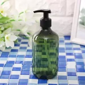 욕실 샴푸용기 리필용기 500ml 그린 원통 디스펜서 (WFHJGHG)