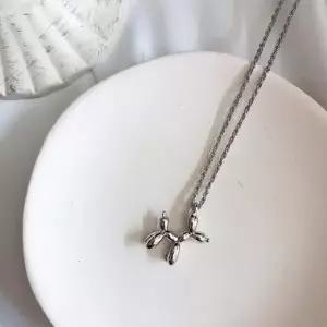 ( )써지컬 패션 풍선 남여공용 롱 체인 강아지 목걸이