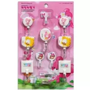 부착행거 다용도걸이 12P 벽후크 문후크 캐릭터모음 (WFGTN82)