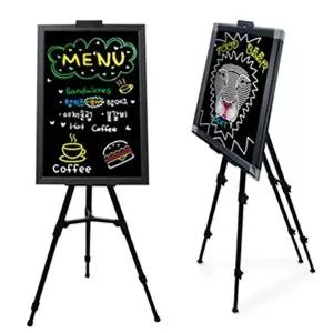 인테리어 광고효과 블랙보드 50x70 사각이젤포함 (KYR-W3AB20C)