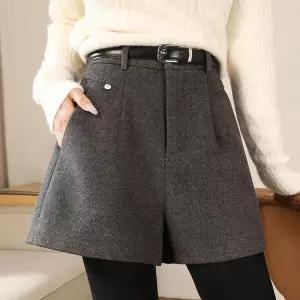 [몽벨리즈]날씬핏모직큐롯팬츠치마바지 mde2302685