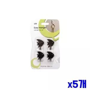 스텐 x5개 4P 행거 미니 훅 소 물고기 고리걸이 후크 (WFGTN6L)