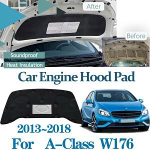 메르세데스 벤츠 호환 A 클래스 W176 2013 ~ 자동차 후드 사운드 패드  방음 내화 커버  단열 매트  액세서
