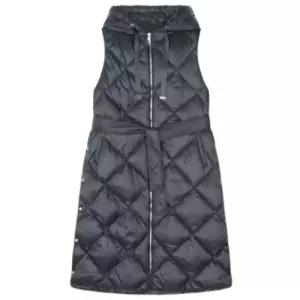 씨(Si) [씨]퀼팅 덕 다운 후드 롱 베스트 SLVJX2751 1036753