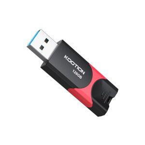 KOOTION 128GB USB 3.0 플래시 드라이브 엄지 드라이브 접이식 128G Zip 드라이브 초고속 USB 스틱 점프 드라이브 데이터 저장 및 전송을 위한 LED 표시기가 있는 견고한 메모리 스틱