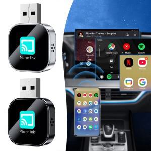 안드로이드용 차량용 무선 어댑터 자동/미러링크 업그레이드 기능 플러그 플레이