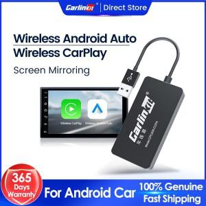 안드로이드 자동차 헤드 유닛 용 Carlinkit 무선 카플레이 동글 미러 스크린 Mirrorlink USB 어댑터 CCPW