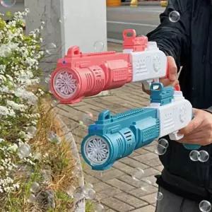 [룽스]자동 비눗방울 비눗방울장난감 총 게틀링 장난감