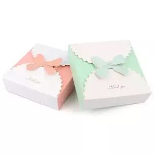 [룽스]접이식 선물백 미니 리본 선물상자 선물케이스 X20개