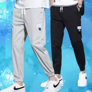 남자 여름 조거 팬츠 고무줄바지 아이스 쿨링 스판