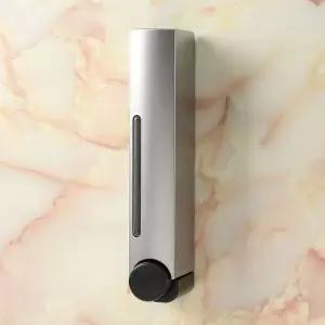 실버 벽걸이 디스펜서 350ml 물비누 워시데이 샴푸통 (WFHJDEY)