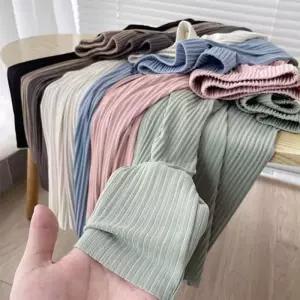 [룽스]골지 플리츠 와이드 찰랑 여자 바지 여름 팬츠