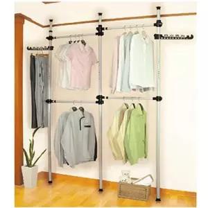 [룽스]옷장 옷정리 옷정리행거 고정행거 행거(4단)옷걸이