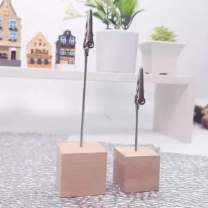 [룽스]메모홀더 명함꽂이 스탠딩집게 쇼 전시