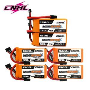 [호환품]2PCS CNHL 4S 14.8V Lipo 배터리 1300mAh 120C Mini 호환star 시리즈 RC FPV 드론 Quadcopter 비행