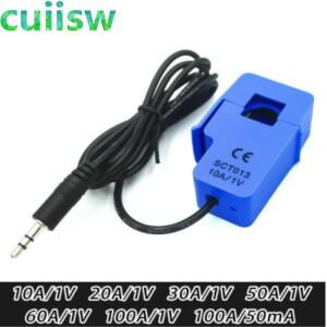 SCT-013 개방-폐쇄 전류 변압기 비침습성 AC 센서  코어 0-100A