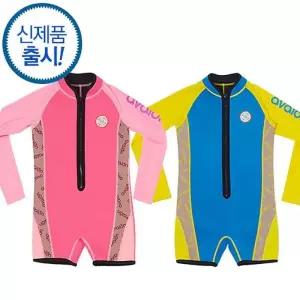 [룽스]스윔트레이닝 키즈슈트 핑크 버키 블루