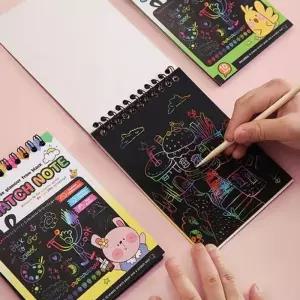 [룽스]그림판 무지개 스크래치그림판 스크레치 페이퍼