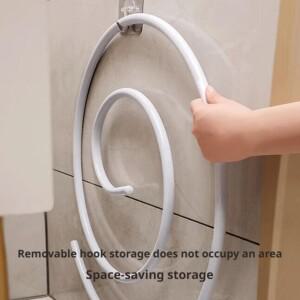 스파이럴 건조대 공간 절약형 침대 시트 행거 가정용 기숙사용 다기능 발코니 회전형