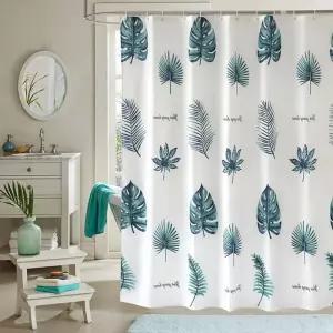 [룽스]모던 화장실샤워커튼 패브릭 방수 샤워 커튼