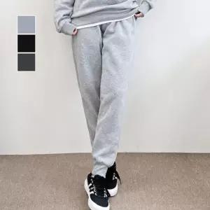 [룽스]따뜻한 기모 소재 여성바지 발목 시보리 바지