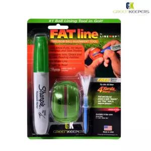 그린키퍼스 팻라인 볼라이너 샤피 펜 4야드더 골프티 세트 그린 FATline