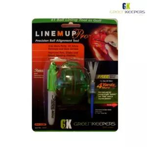 그린키퍼스 라인엠업 프로 볼라이너 샤피 미니펜 4야드더 골프티 세트 그린