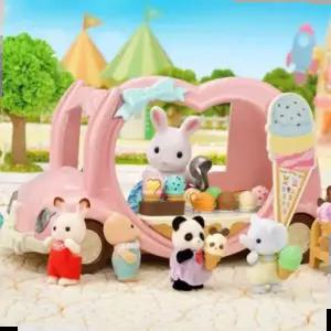 핑크 인형 피규어 아이스크림 장난감 실바니안이층집 패밀리 벤 실바니안