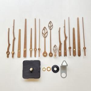 나무 벽시계 침묵 석영 운동 메커니즘 손  토크 키트 수리 12 인치