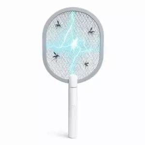 [룽스]전기채 충전식 해충퇴치 라켓 강력 LED 배터리포함