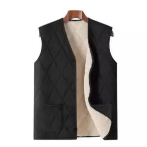 [라일리여성의류] Rly 겨울 양털 패딩 기모 발열 후리스 퀼팅 조끼 겨