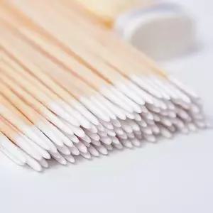 [룽스]순면 뾰족 면봉 청소면봉 얇은 가는 청소용 100개입