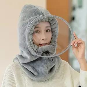 [룽스]방한 마스크 기모모자 겨울얼굴가리개 안면마스크